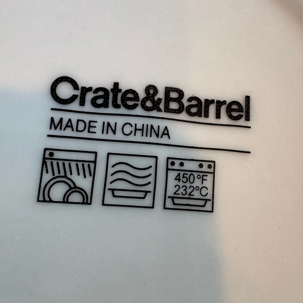 Lot of 3 Crate&Barrel small baking dishes oven safe